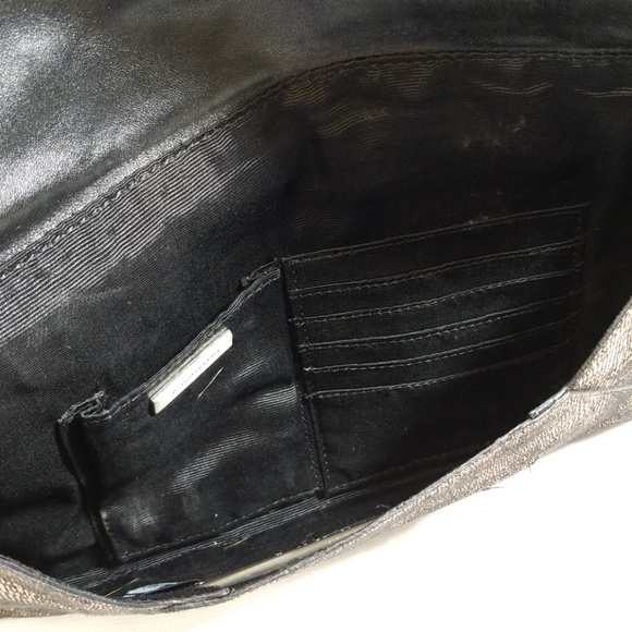 BCBGMaxAzria Gold Snake Embossed Clutch - Picture 7 of 7